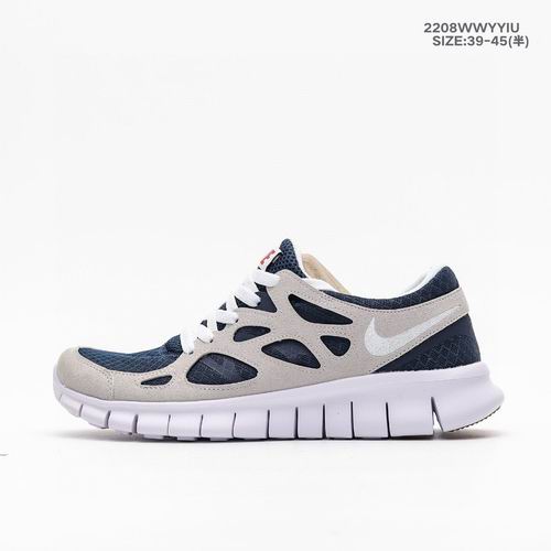 Cheap Nike Free Run 2 Running Shoes Men Women Grey Navy-01 Cheap Nike Free Run 2 Running Shoes Men Women Grey Navy-01